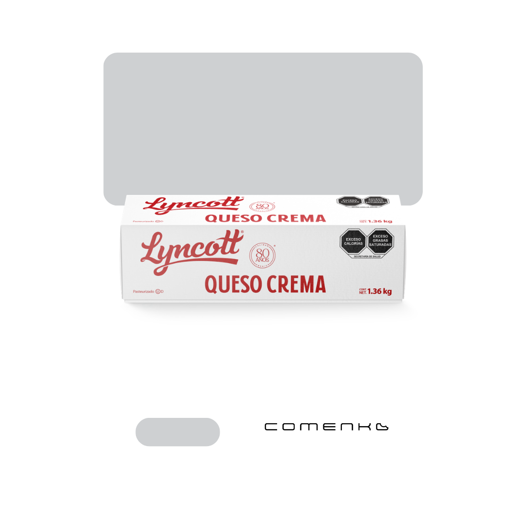 Lyncott Queso Crema 1.36kg