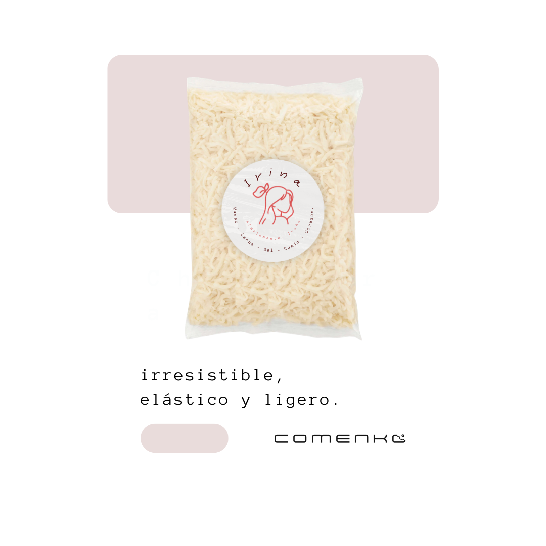 Queso Mozzarella Pizzero Eco 1kg