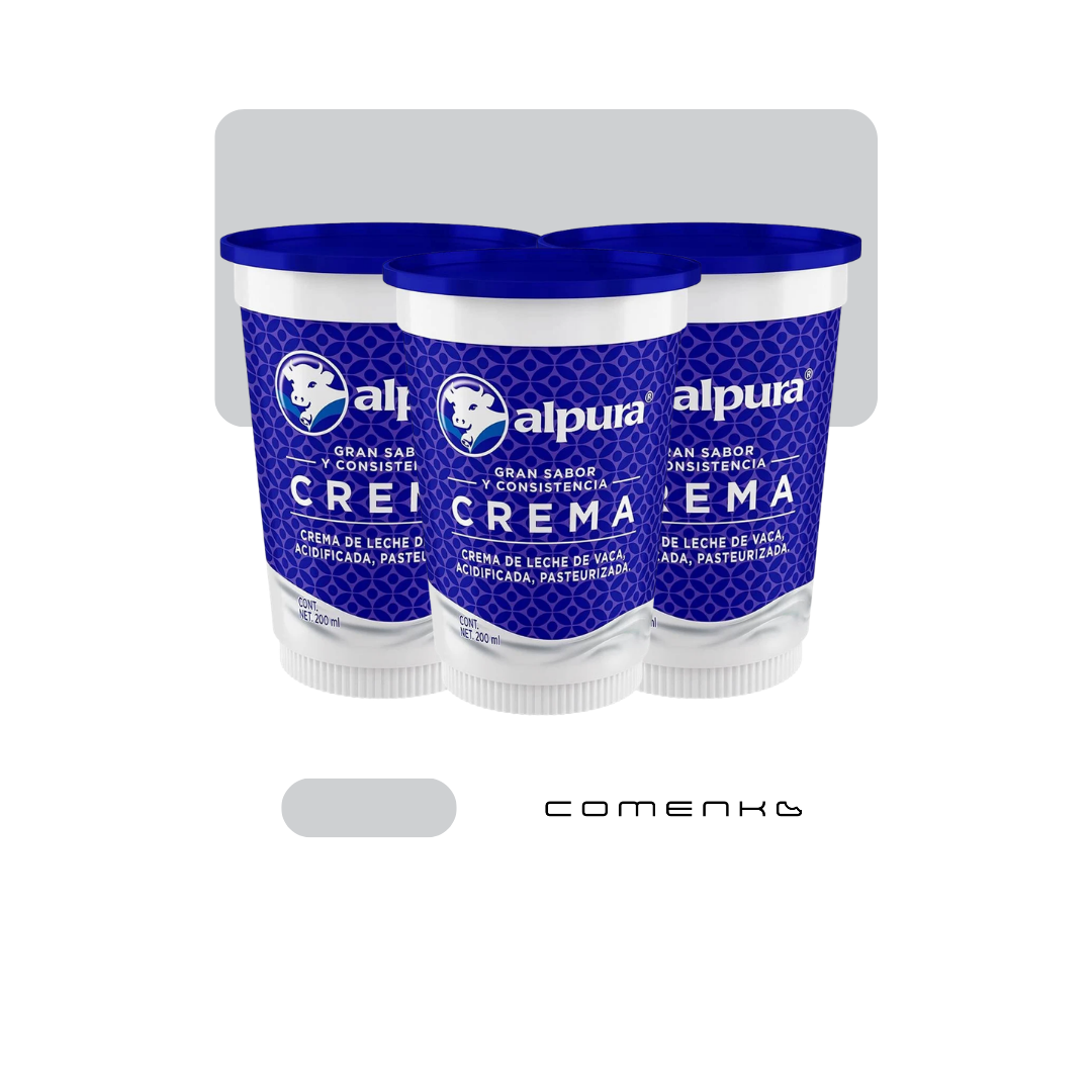 Alpura Crema Entera 200ml (3-Pack)