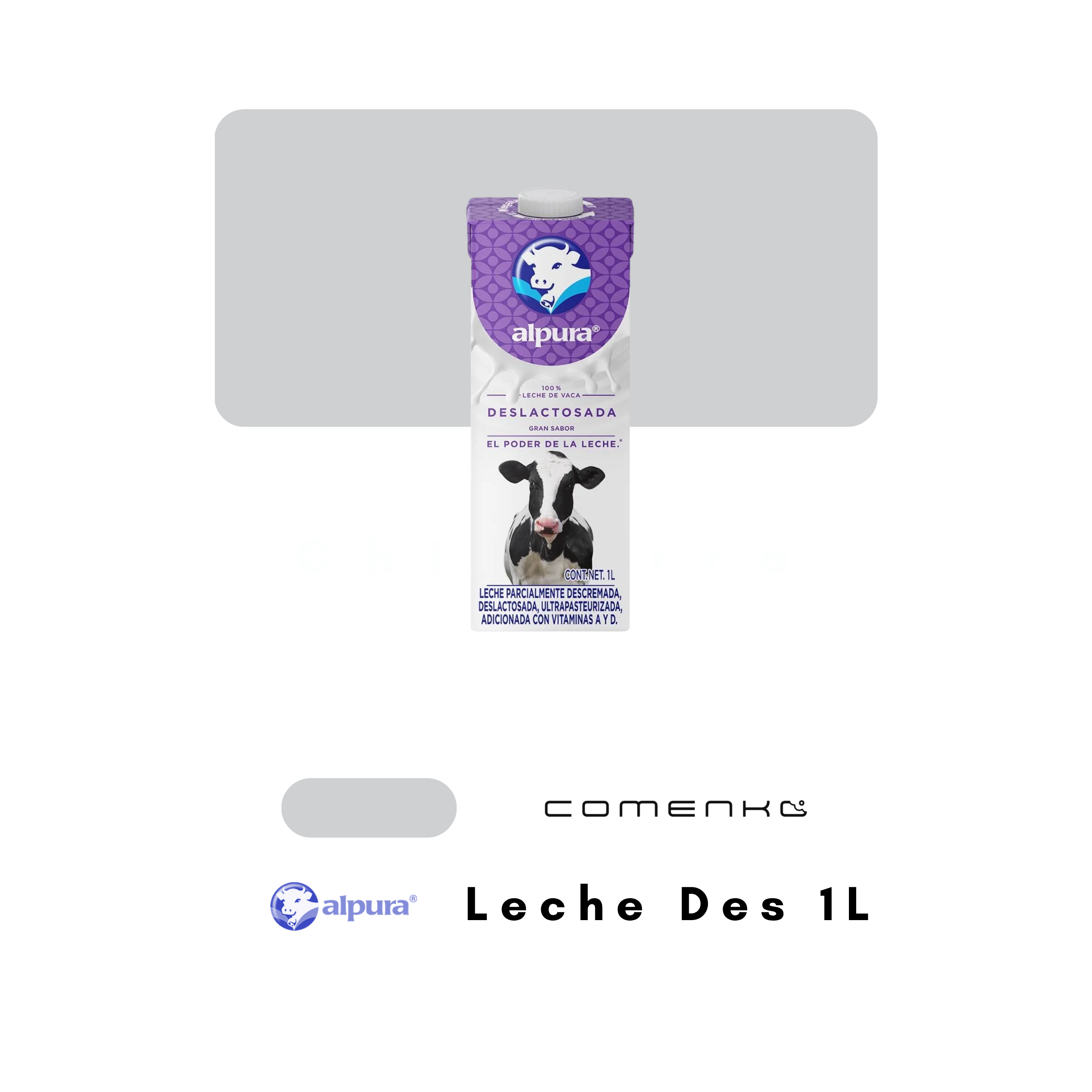 Alpura Leche Deslactosada Tetrapack 1L