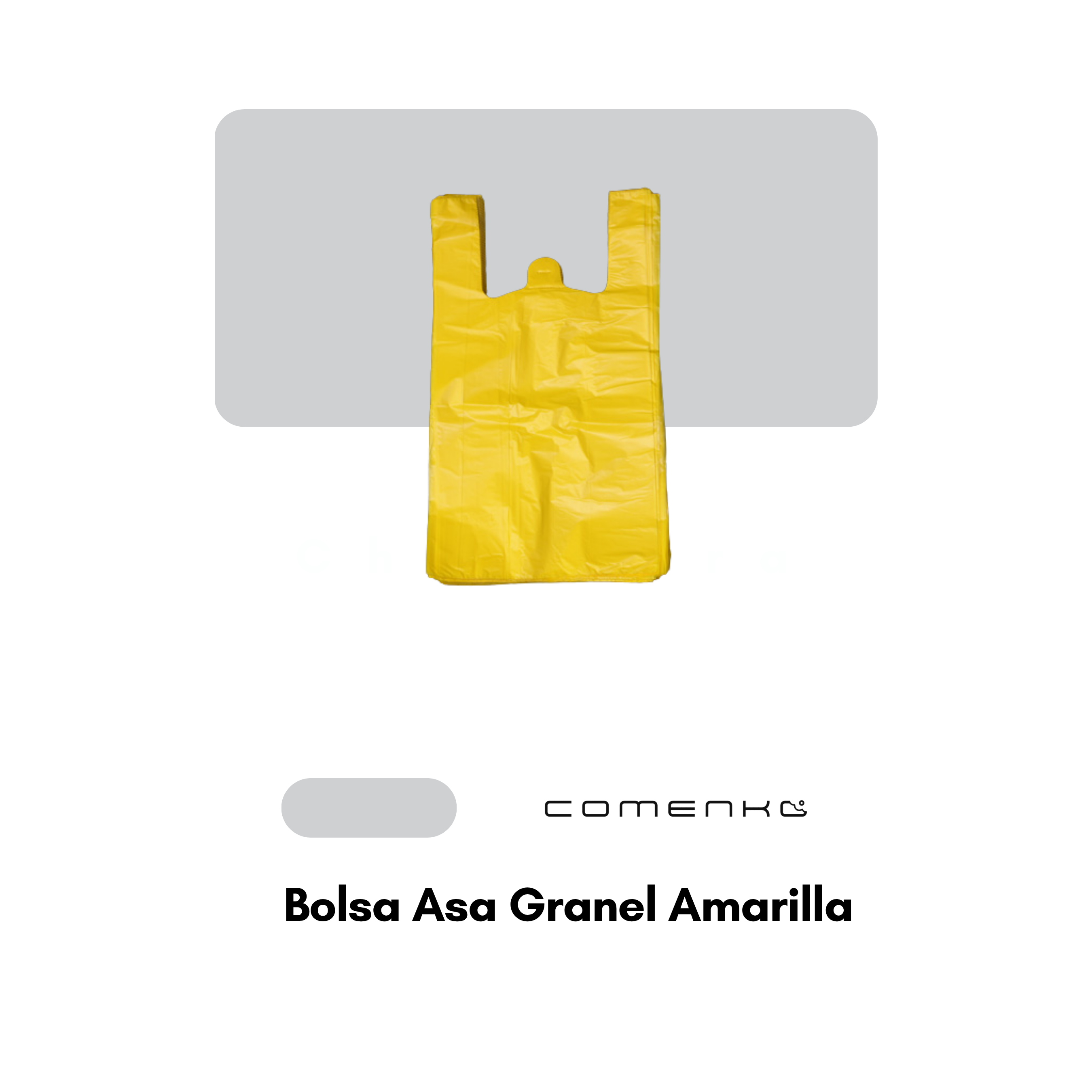 Bolsa Asa Granel Amarilla