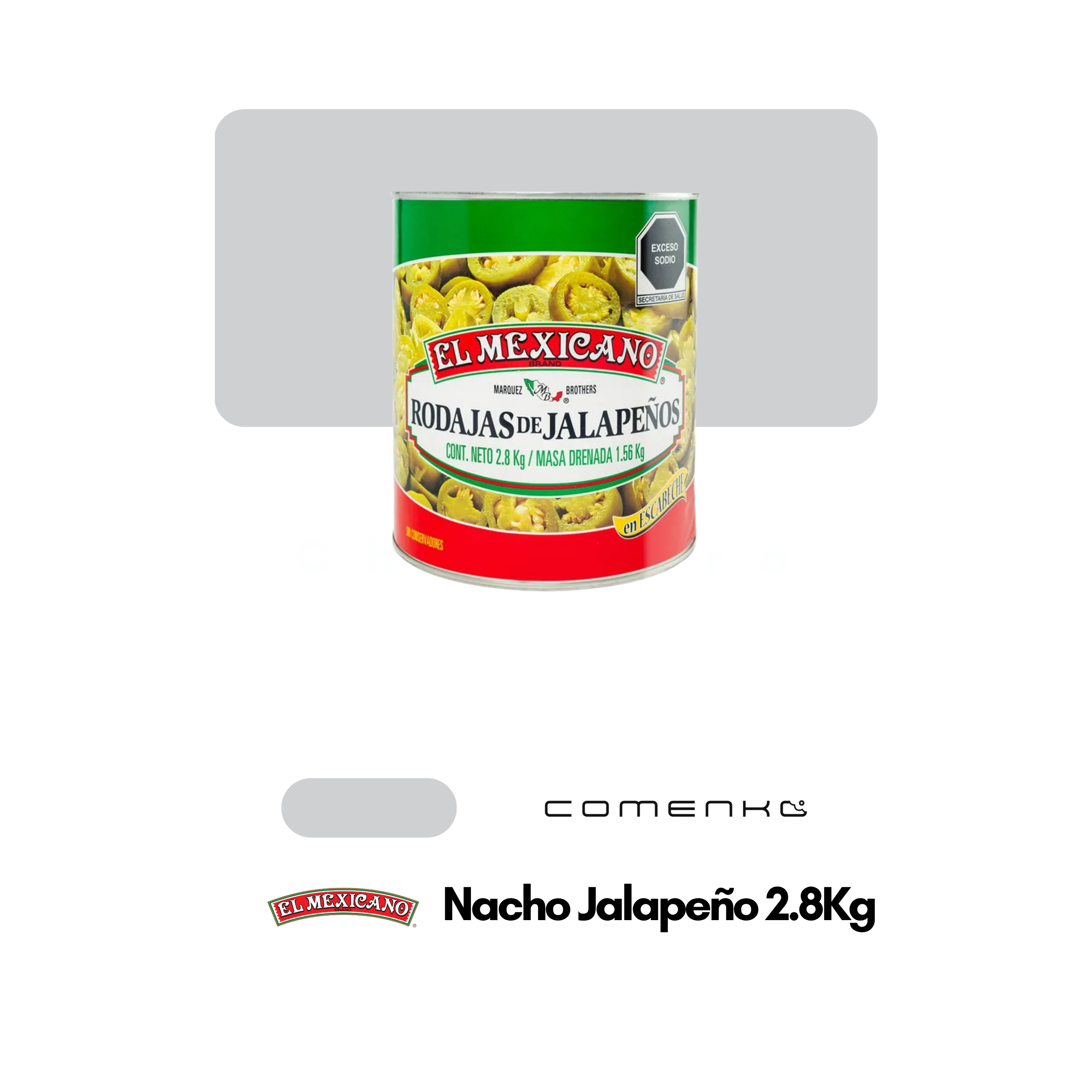 El Mexicano Nachos De Jalapeños 2.8kg