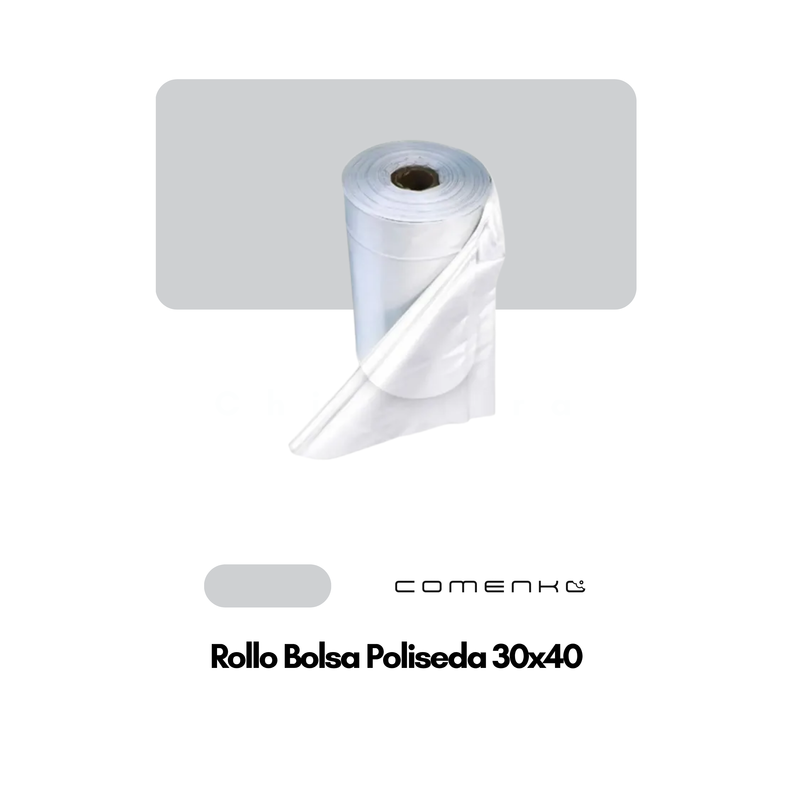 Rollo Bolsa Poliseda 30x40