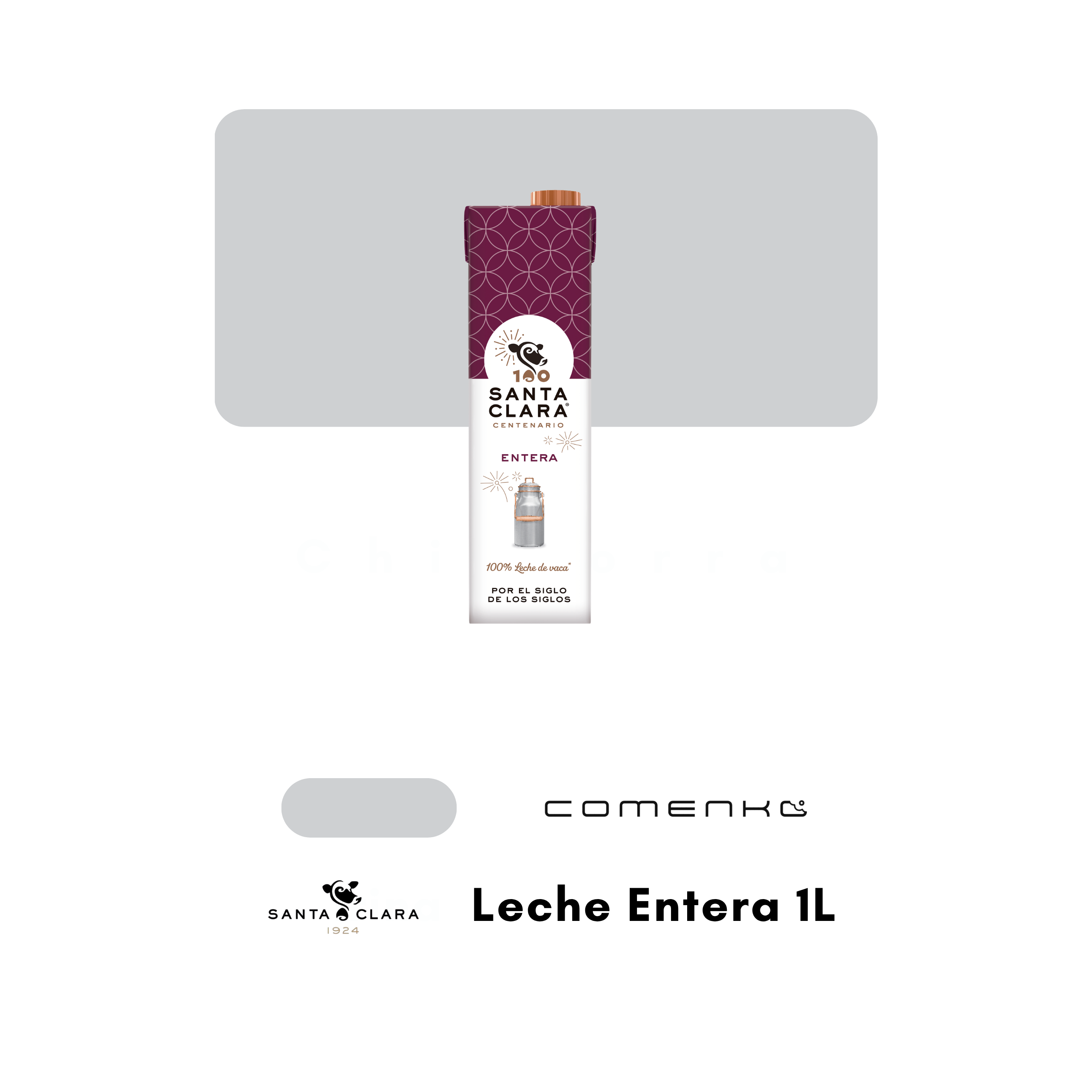 Santa Clara Leche Entera 1L