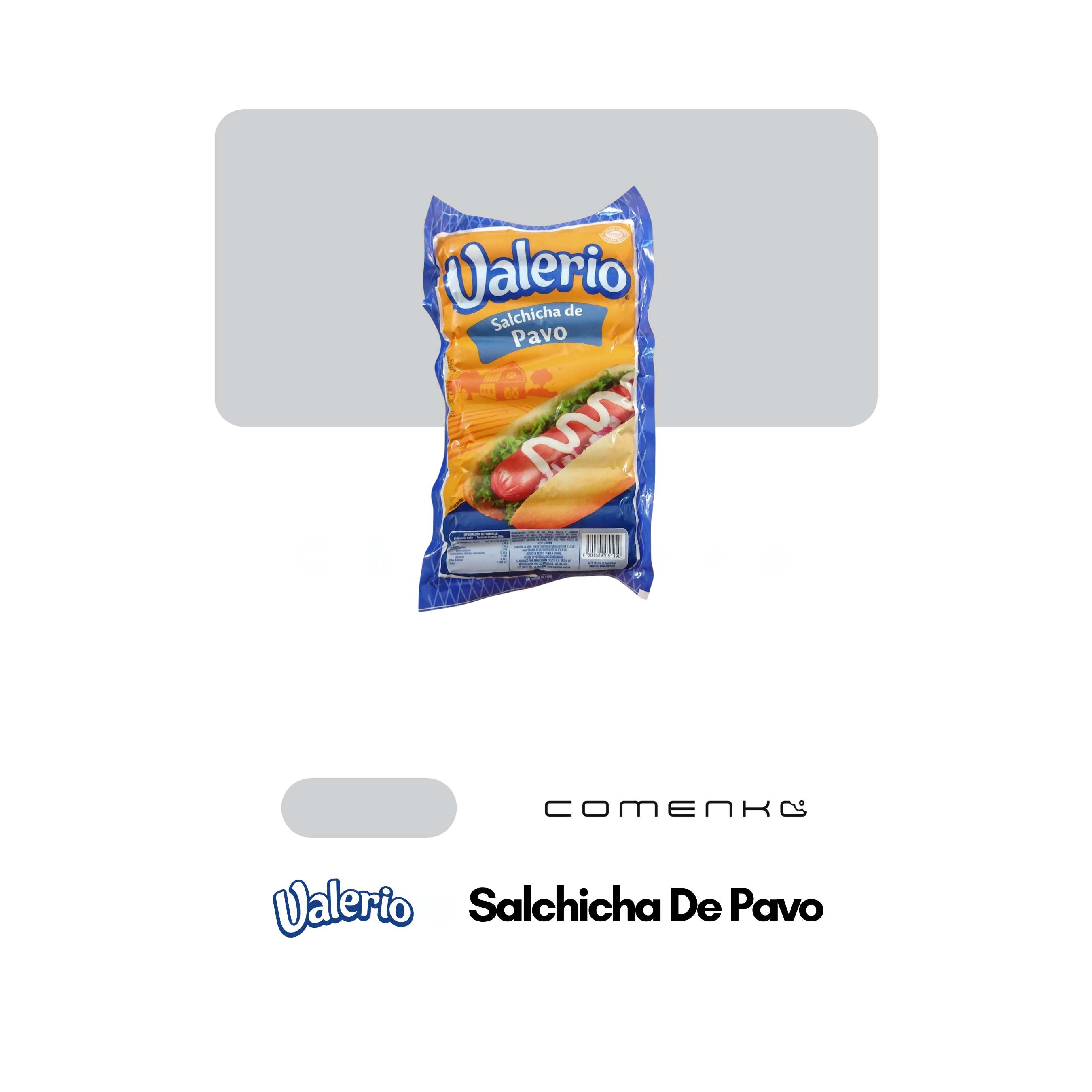 Valerio Salchicha De Pavo Exquisita