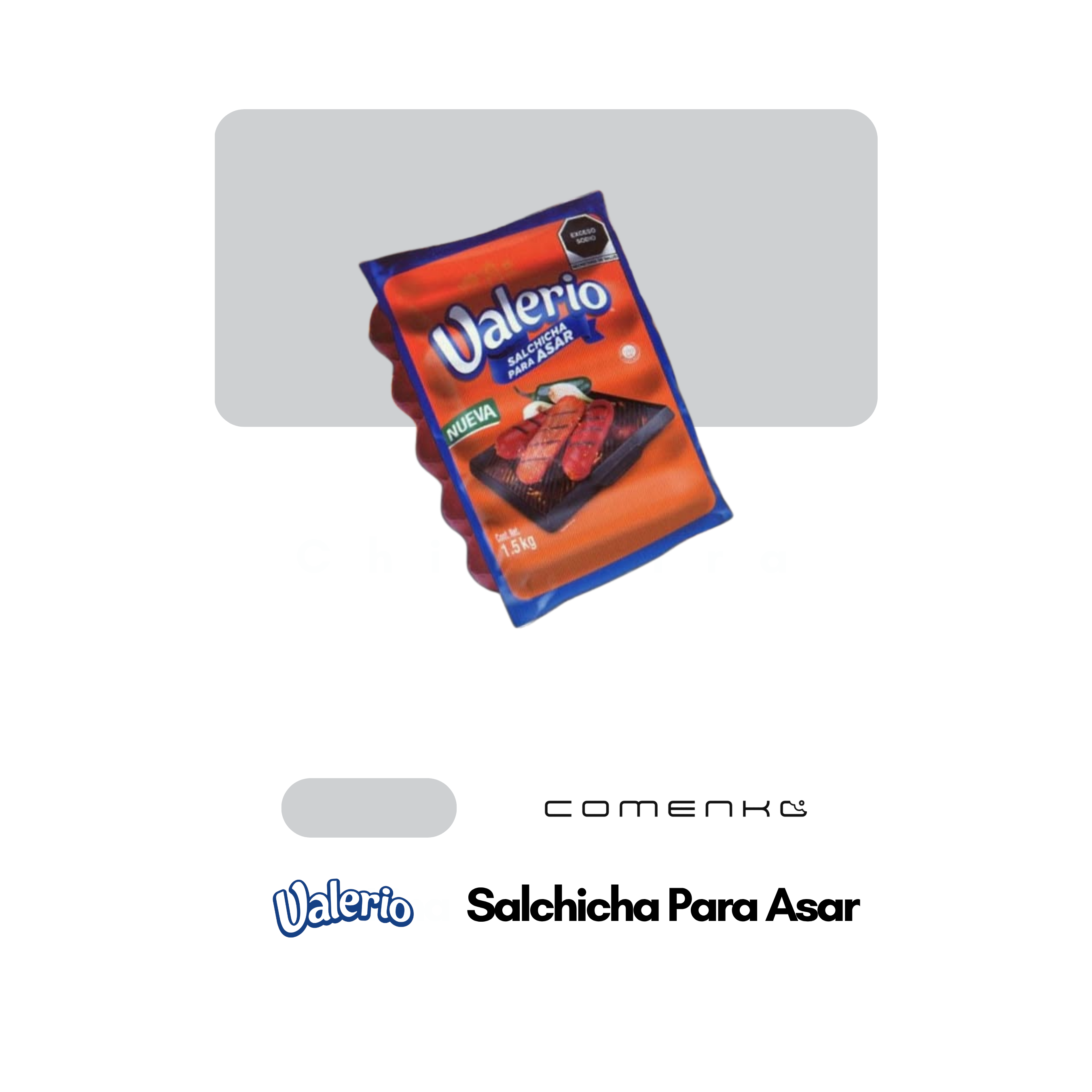 Valerio Salchicha Para Asar A Granel
