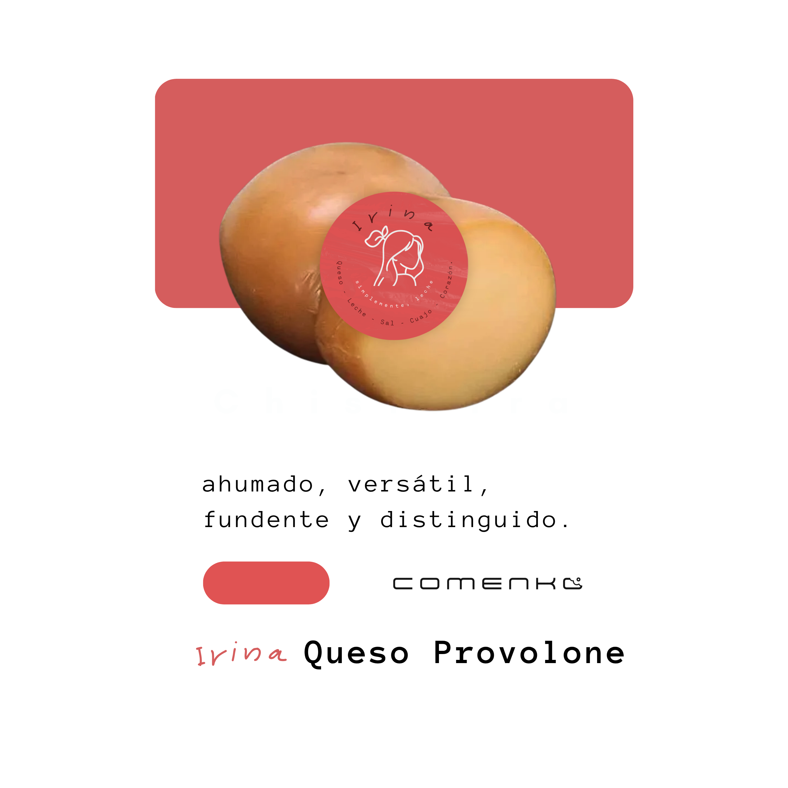 Queso Provolone Entero 400gr