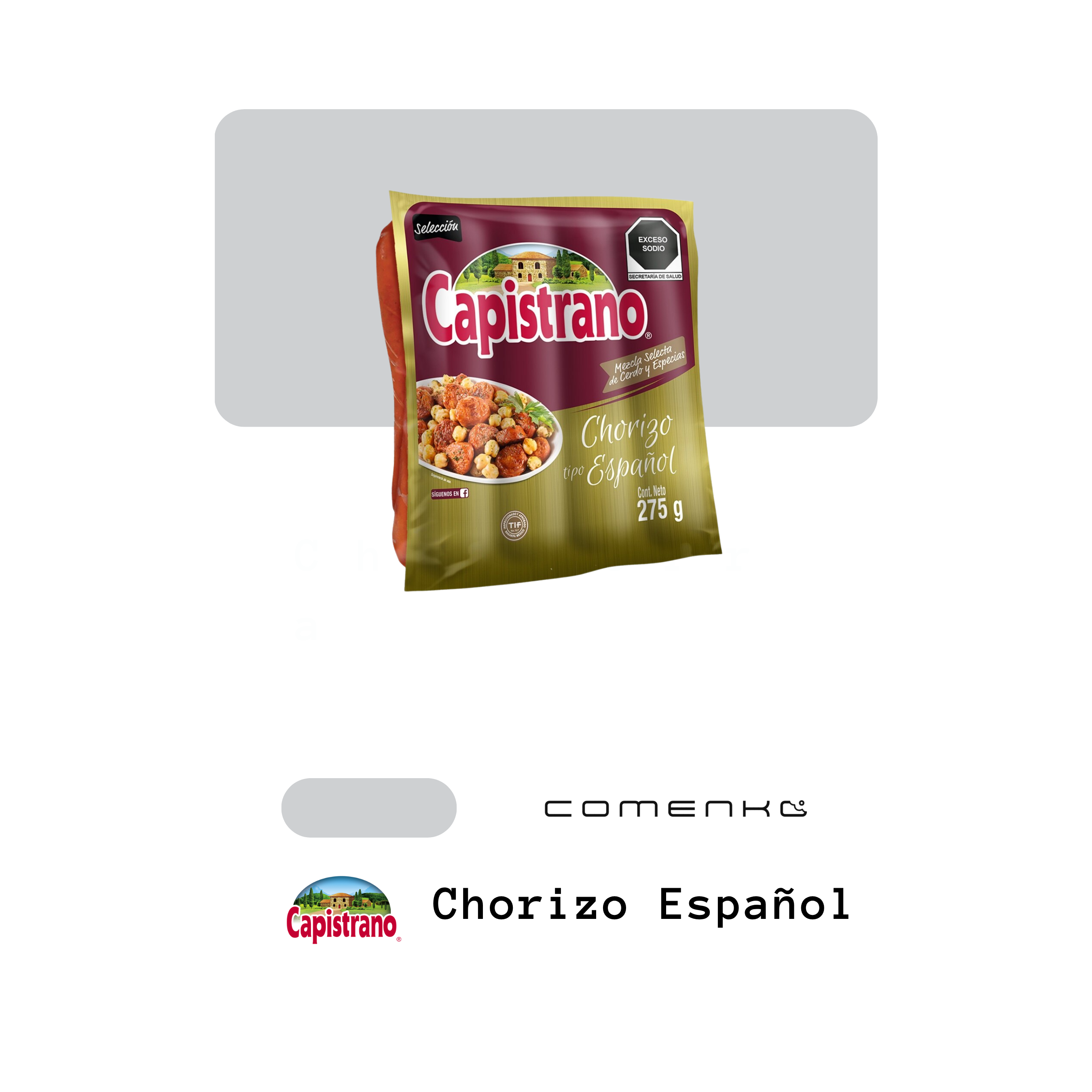 Capistrano Chorizo (3.2kg-Pack)