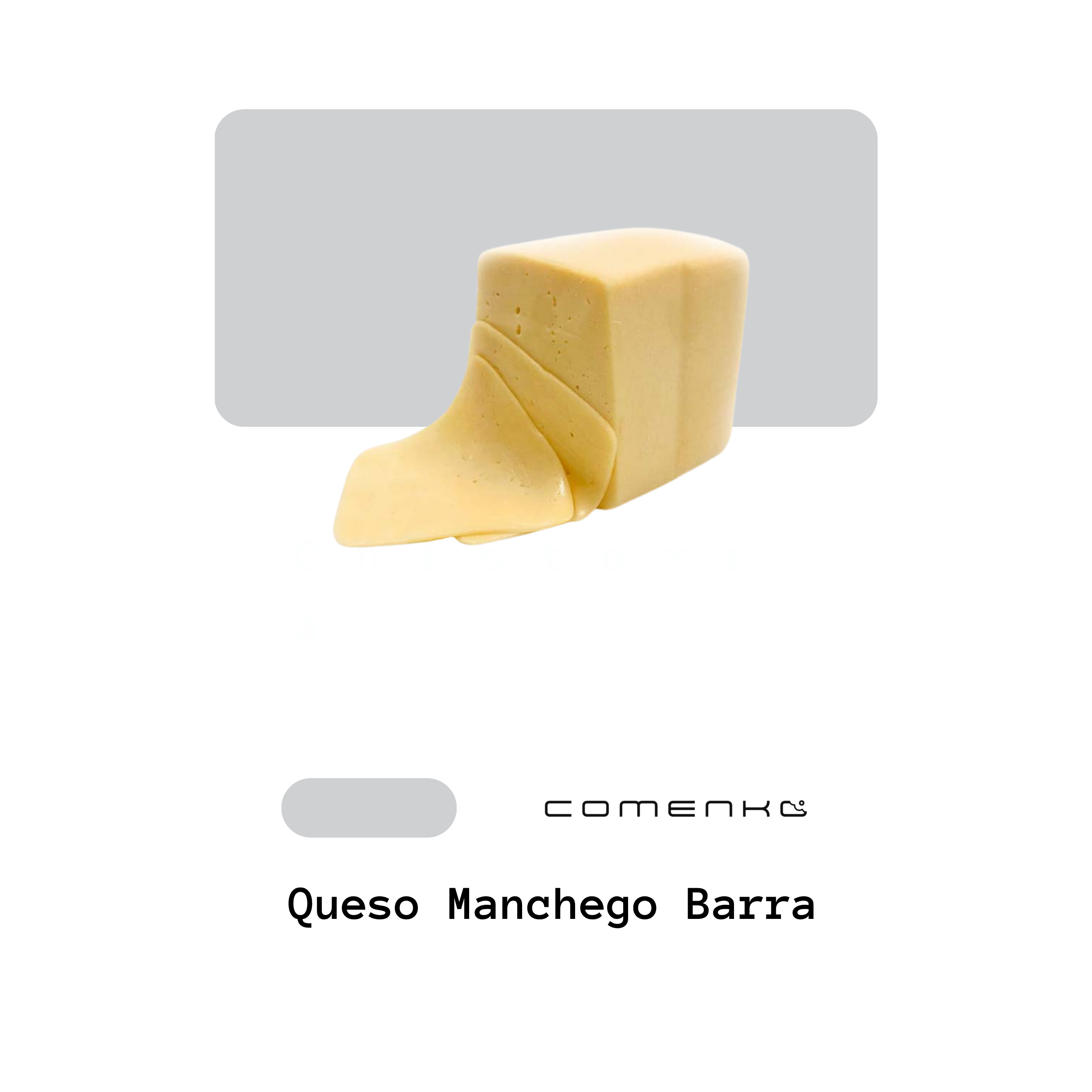 Queso Manchego Natural Barra (4kg-Pack)