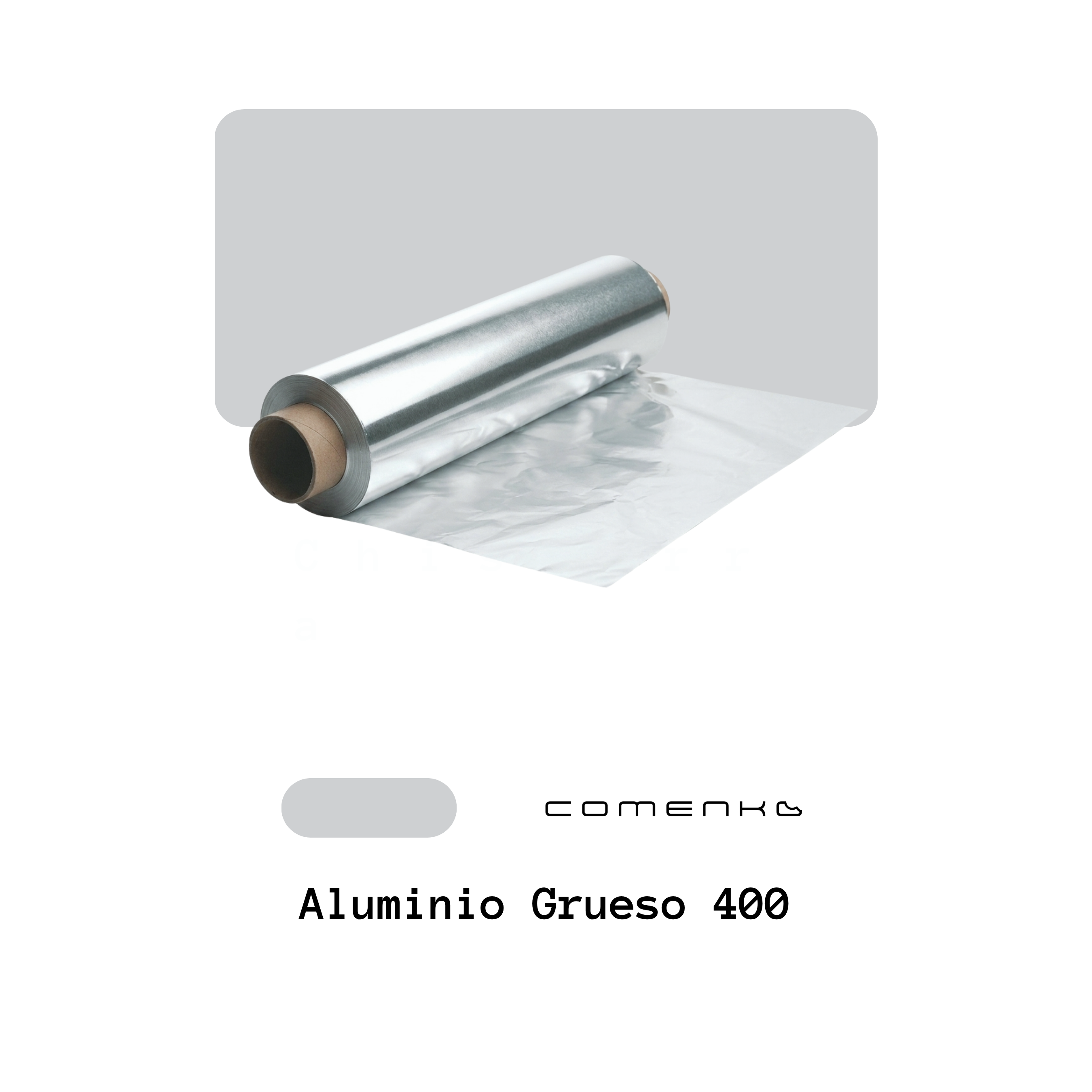 Papel Aluminio Calibre Grueso 400