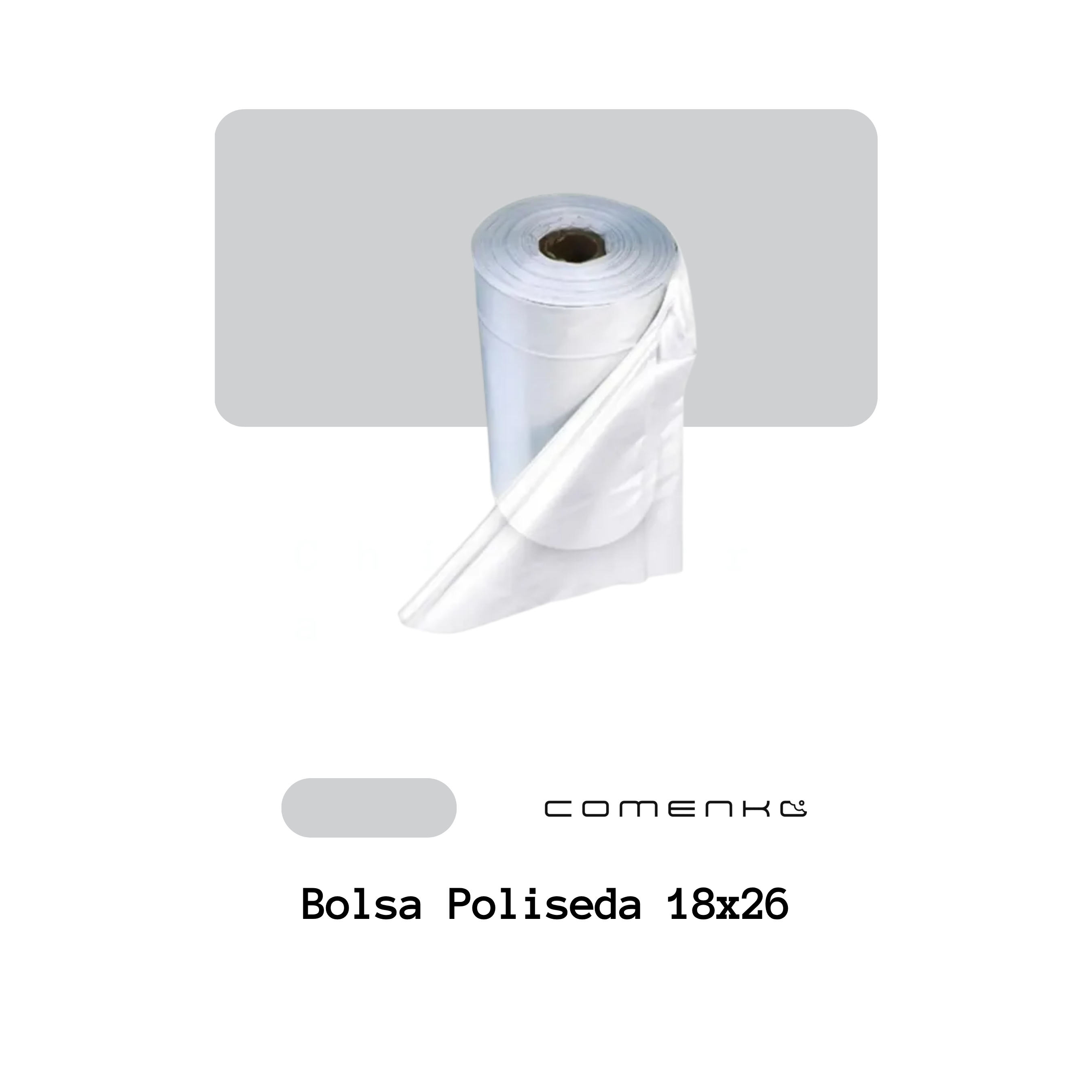Rollo Bolsa Poliseda 18x26 (1.2kg-Rollo)