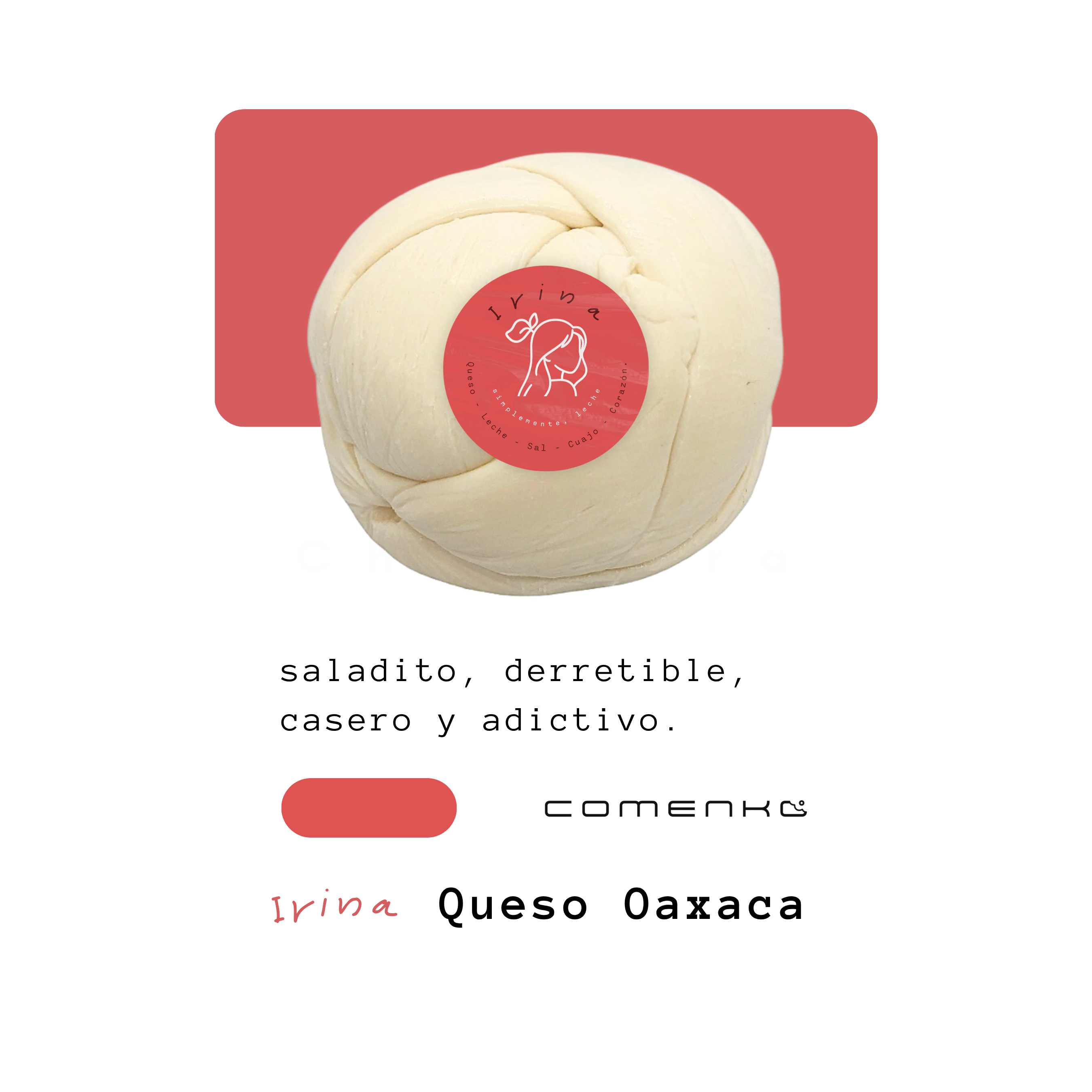 Queso Oaxaca Natural (1.5kg-Pack)