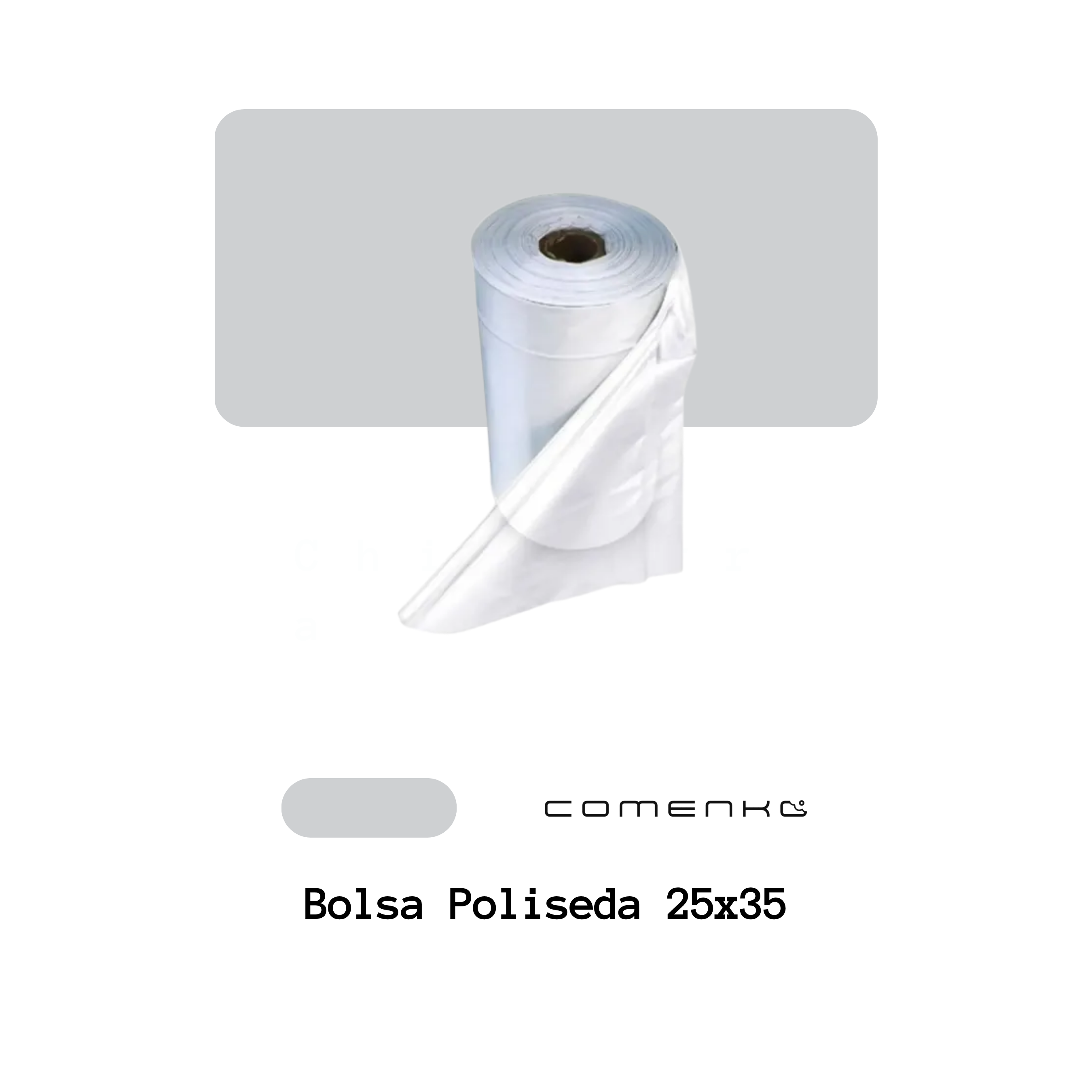Rollo Bolsa Poliseda 25x35 (1.2kg-Rollo)