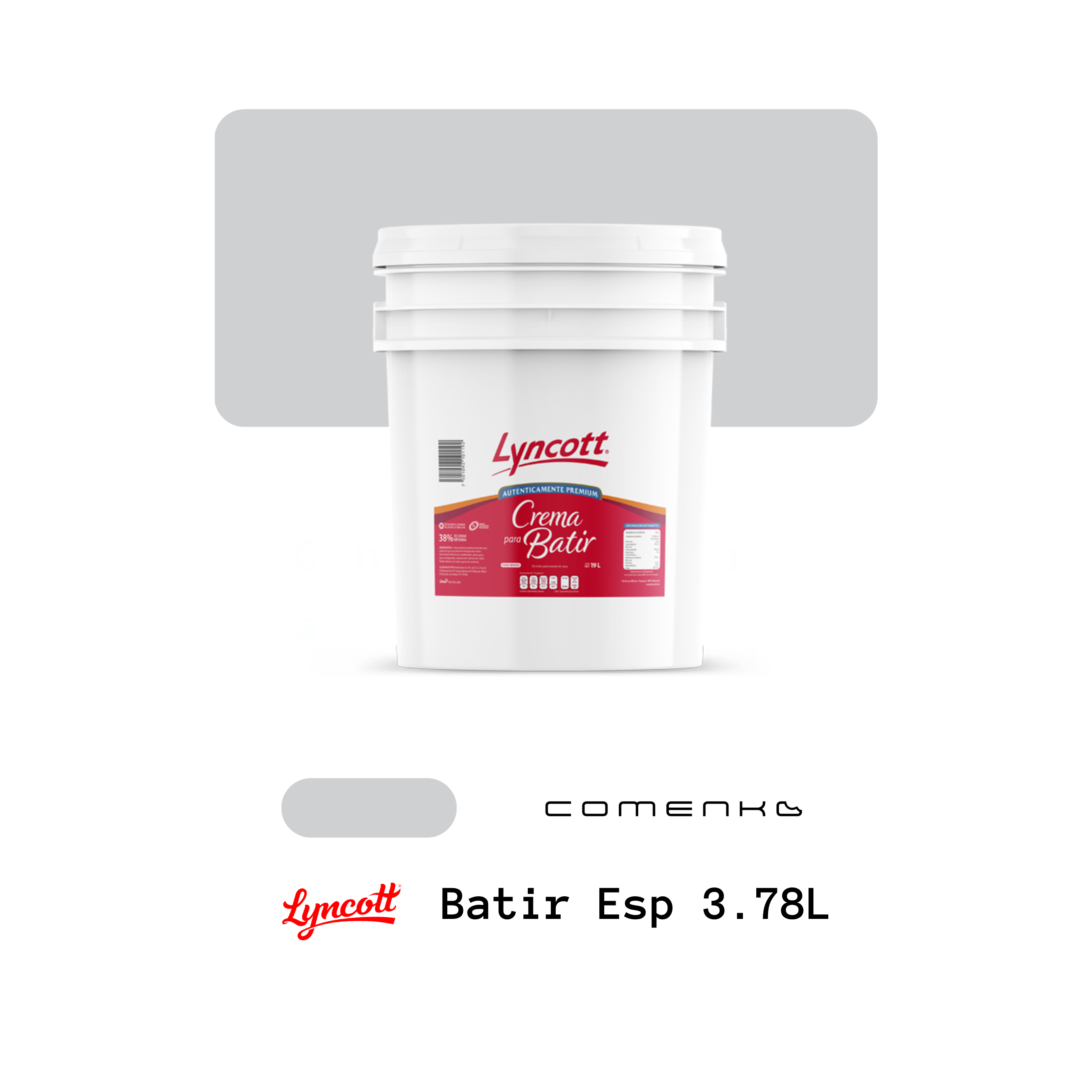 Lyncott Crema Para Batir Especial 3.78L