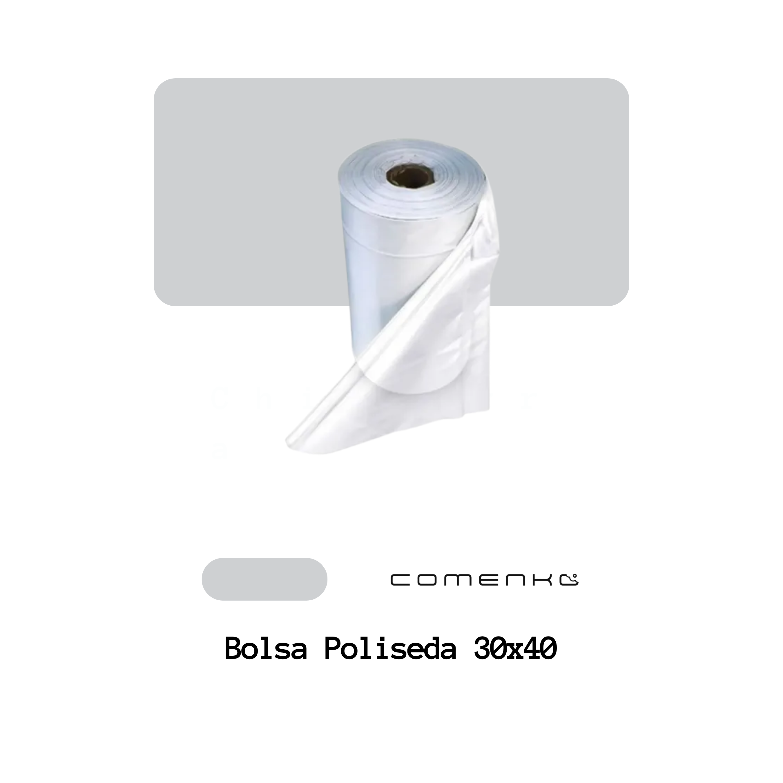Rollo Bolsa Poliseda 30x40 (1.2kg-Rollo)