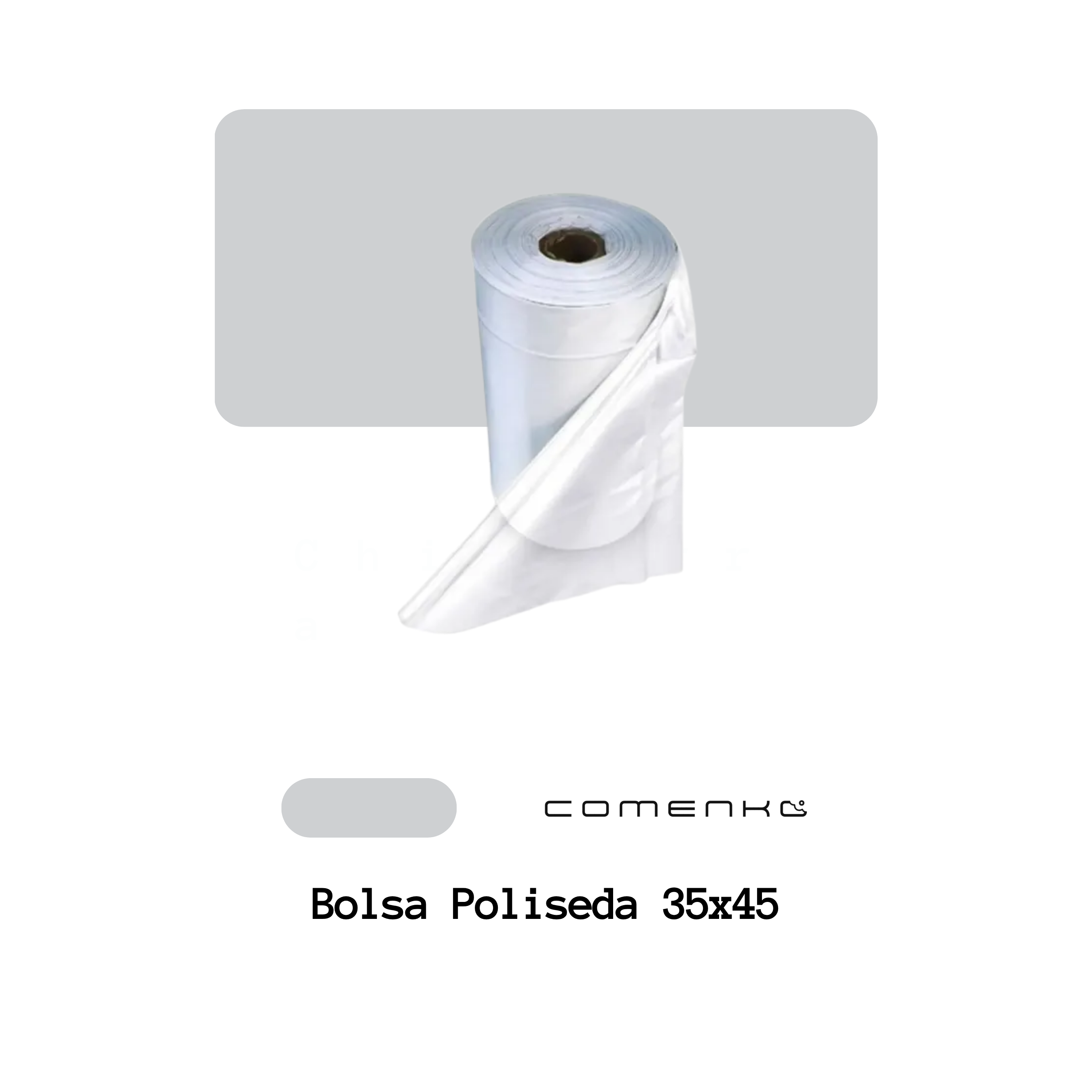 Rollo Bolsa Poliseda 35x45 (1.2kg-Rollo)