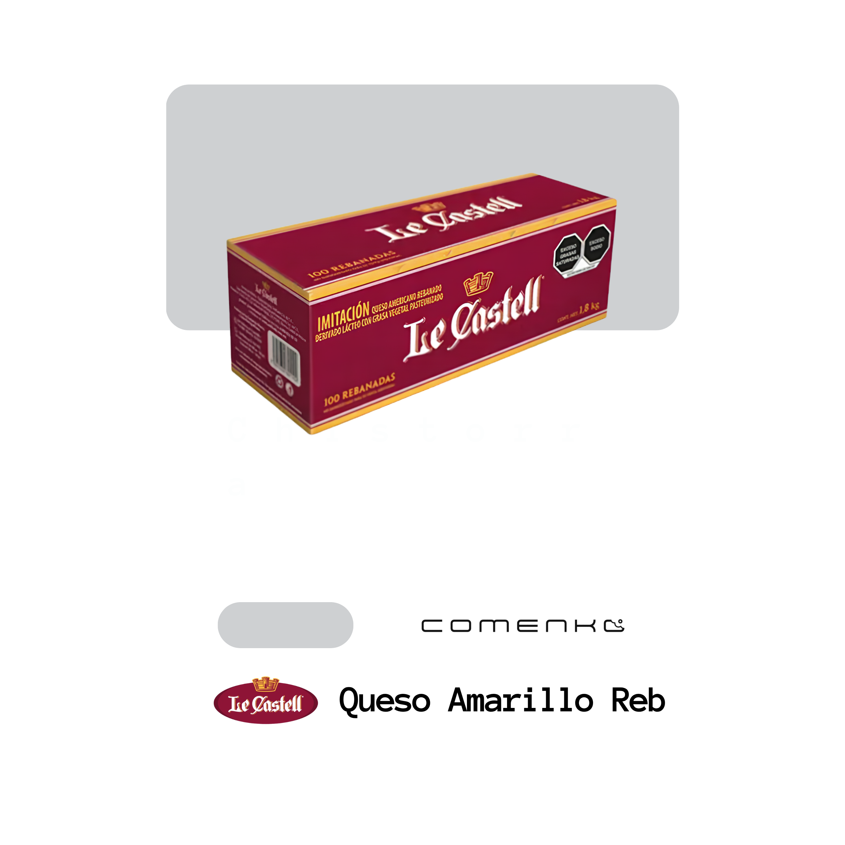 Castell Queso Amarillo Caja