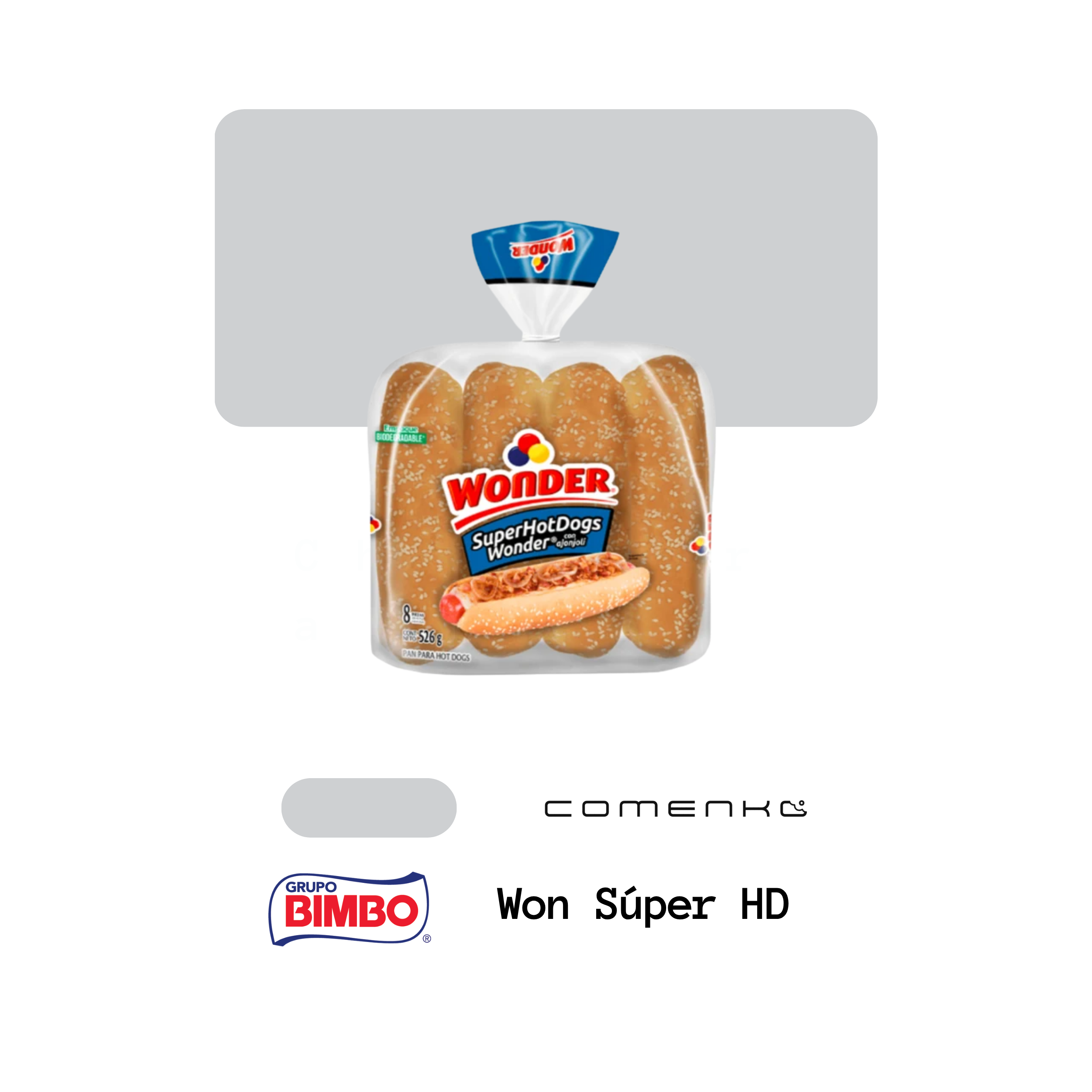 Wonder Super Hot Dog 526g