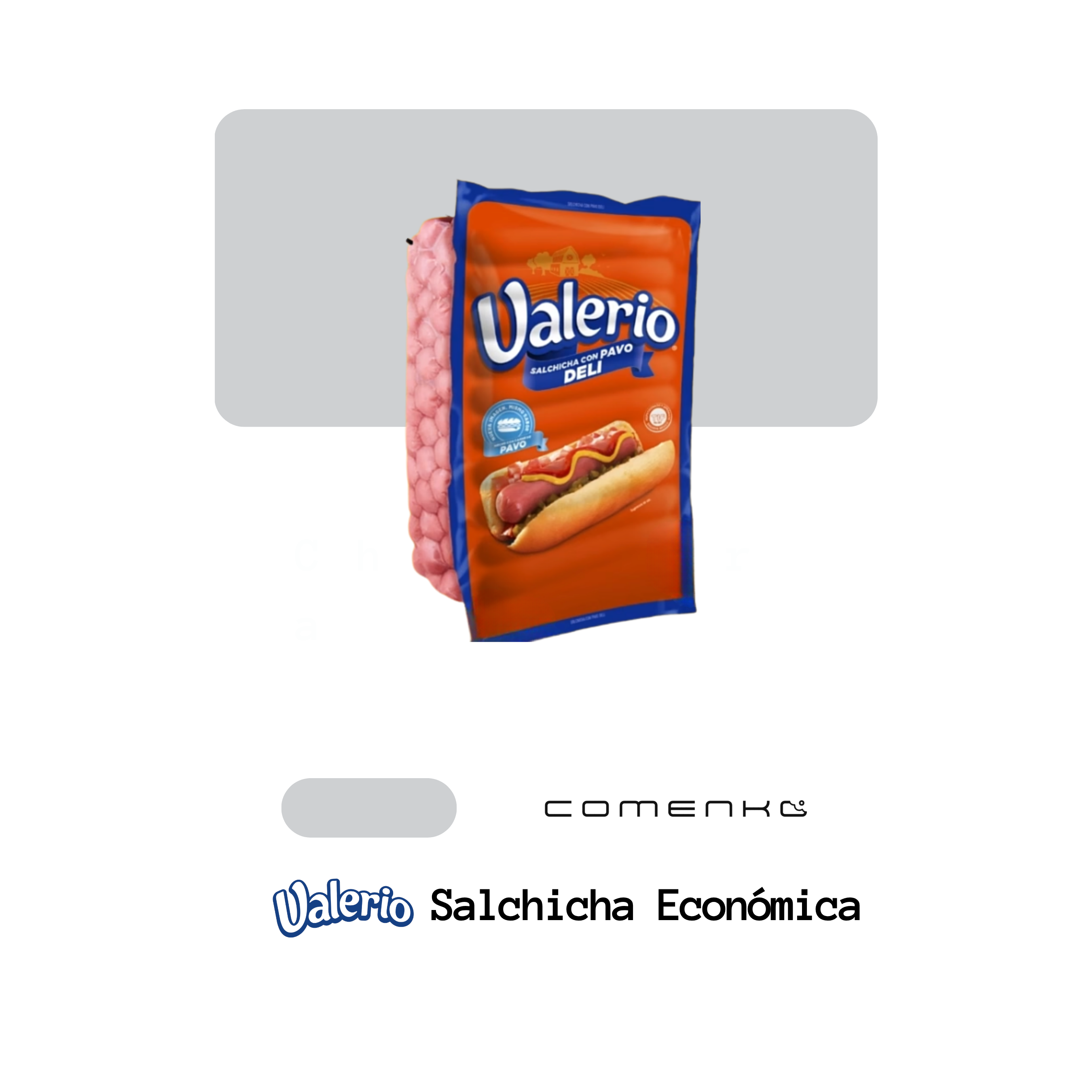 Valerio Salchicha Económica Deli (3kg-Pack)