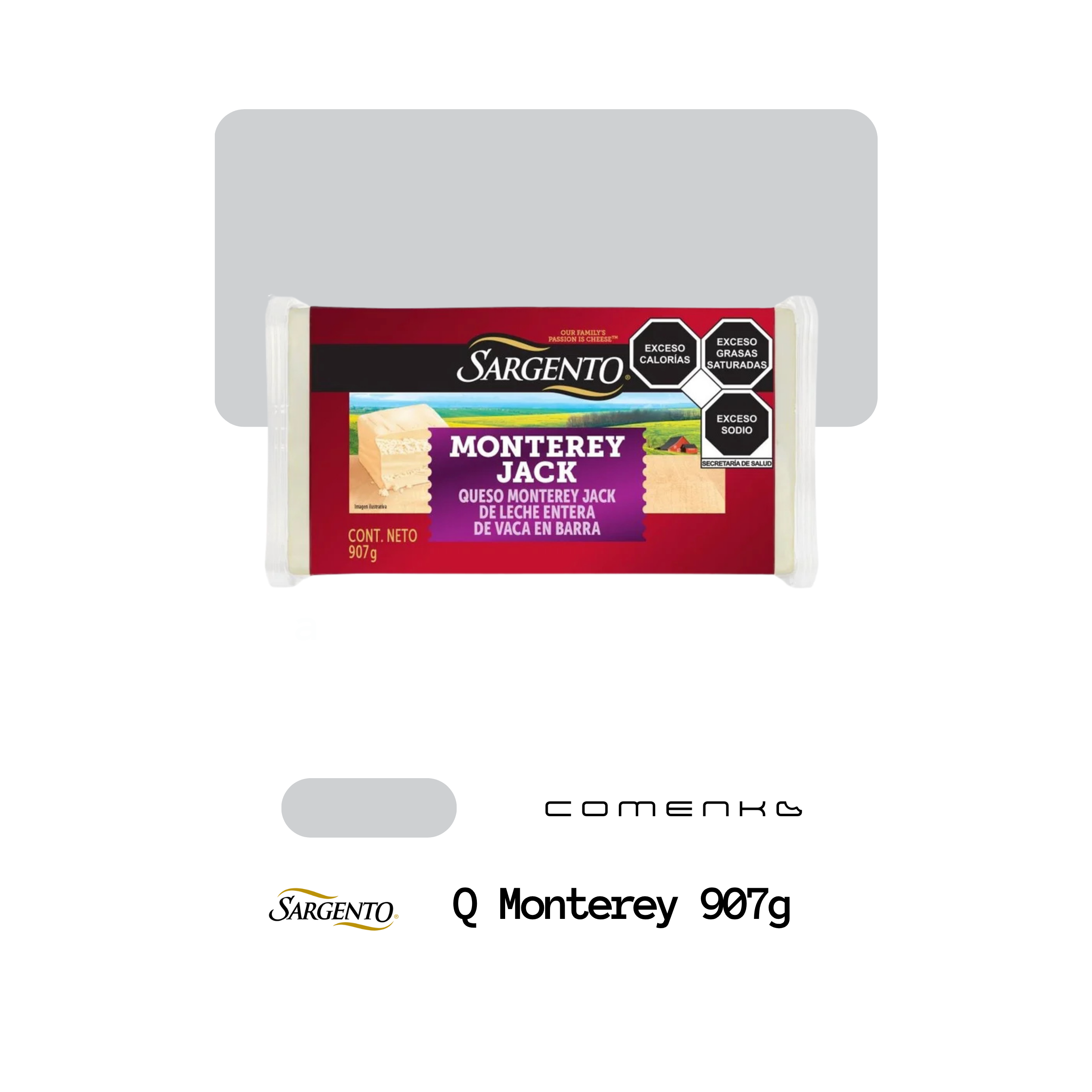 Sargento Monterey Jack 907g