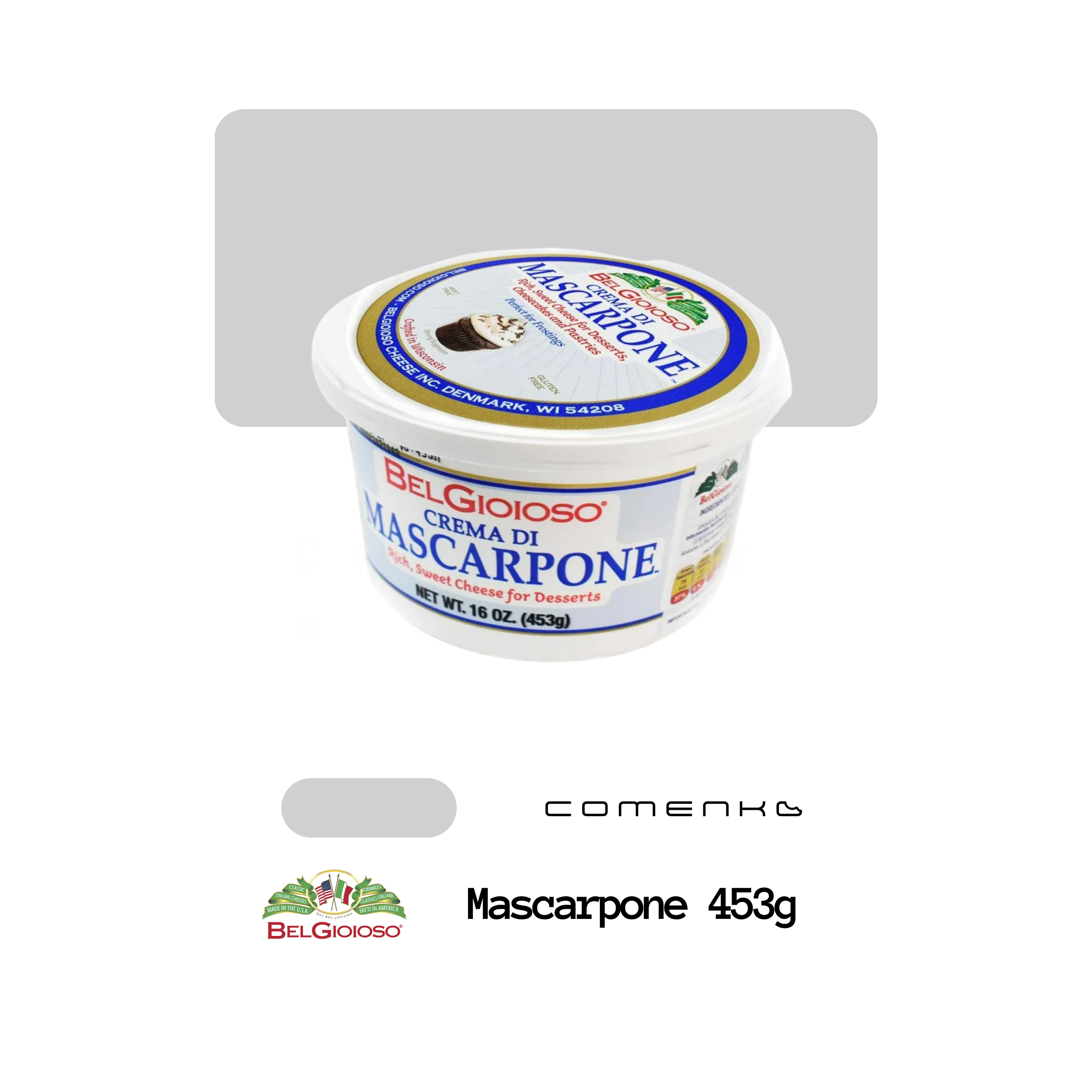 Mascarpone Crema Belgioioso 453g