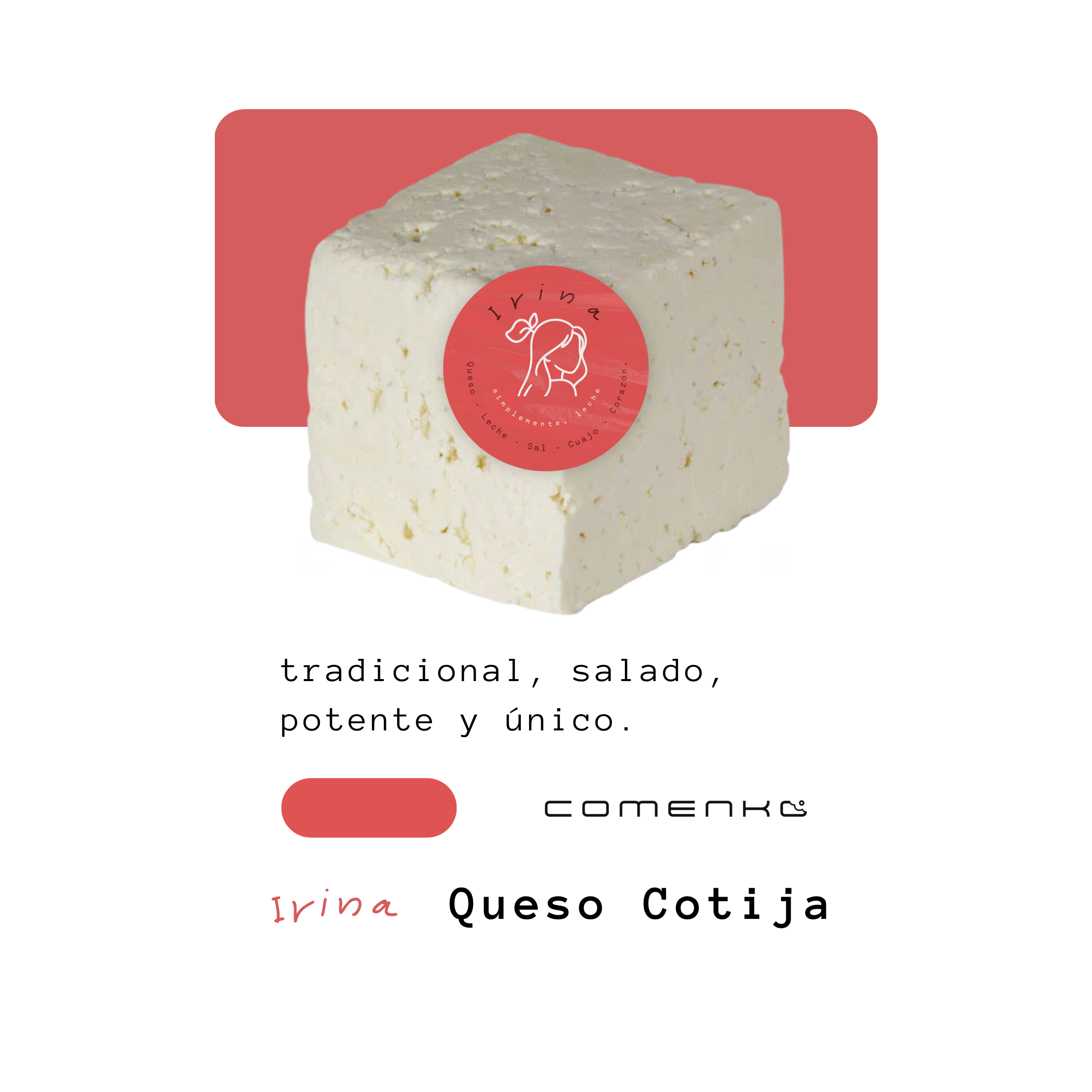 Queso Cotija Cuña 300g