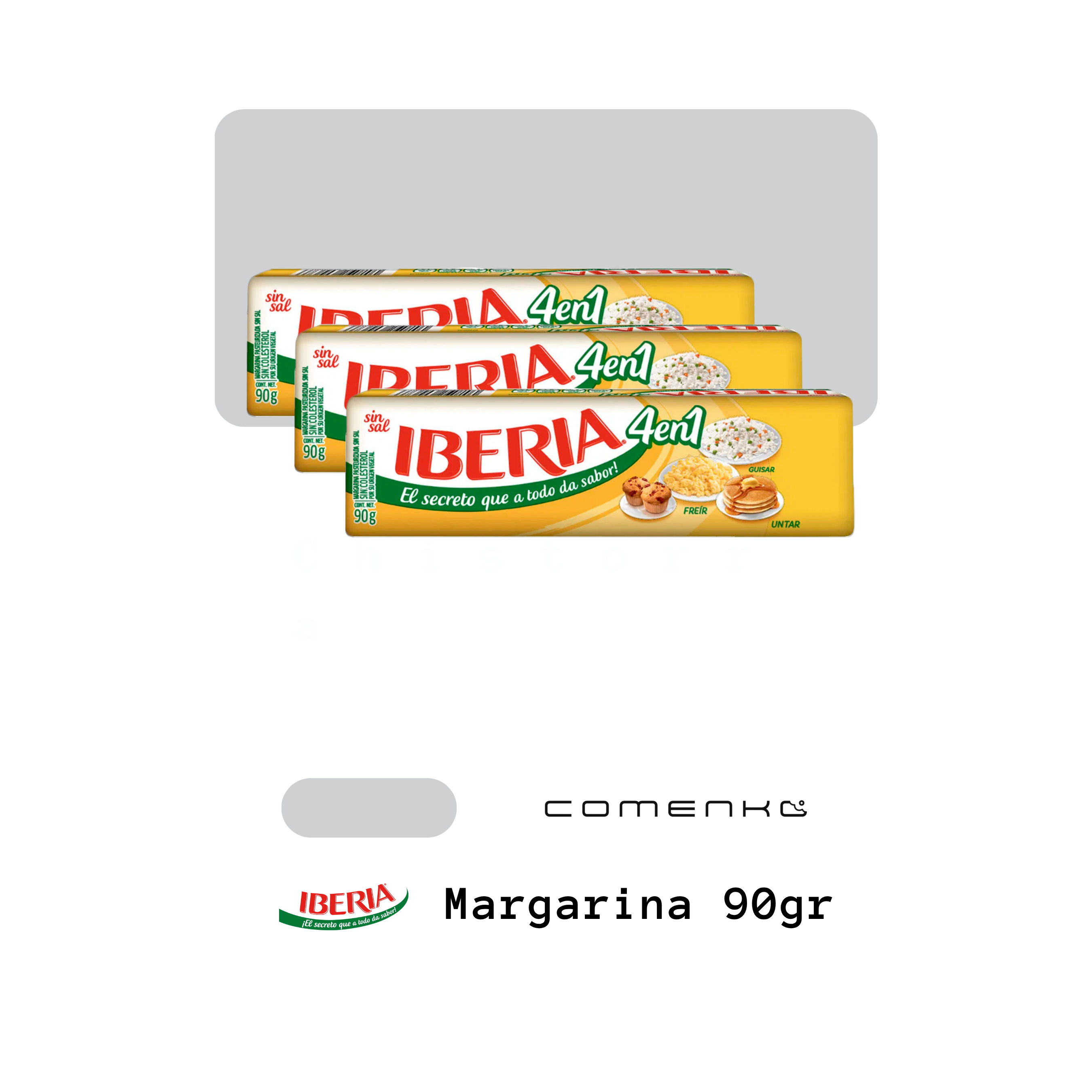 Iberia Margarina 90g (3-Pack)