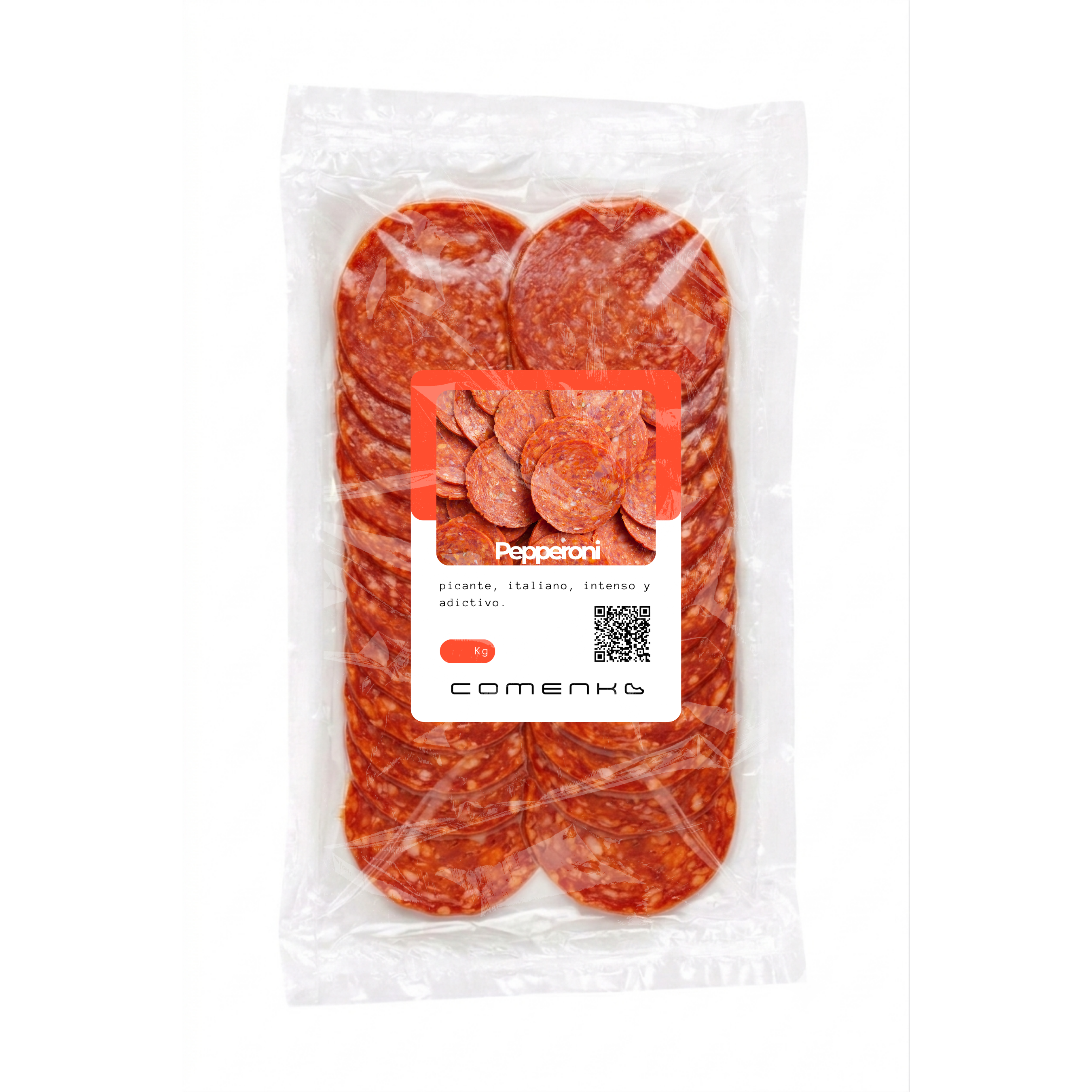 Pepperoni Rebanado 1kg